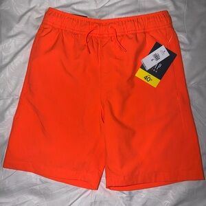 GAP Neon Orange Kids Swim Shorts with UPF 40+